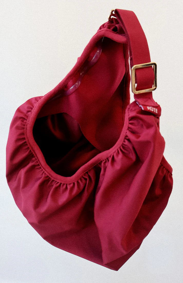 RUTE Shower Cap-Merlot