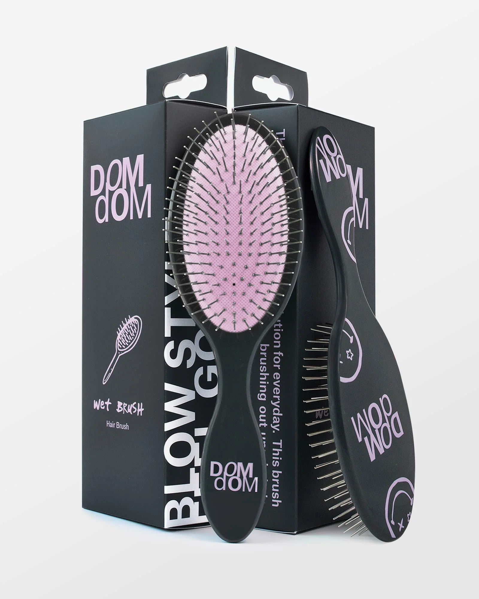Dom Dom Purple Wet Brush